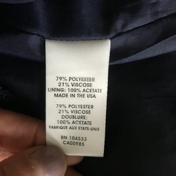 Nanette Lepore Blue Fringe Tweed Square Neck Dress Size 12 - Picture 9 of 11